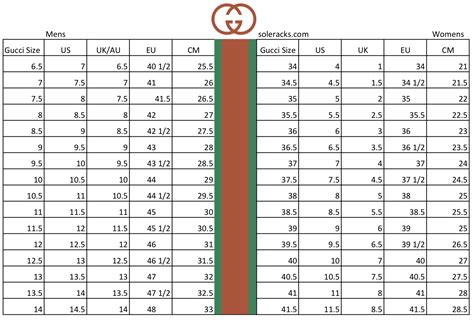 gucci kid shoes size chart